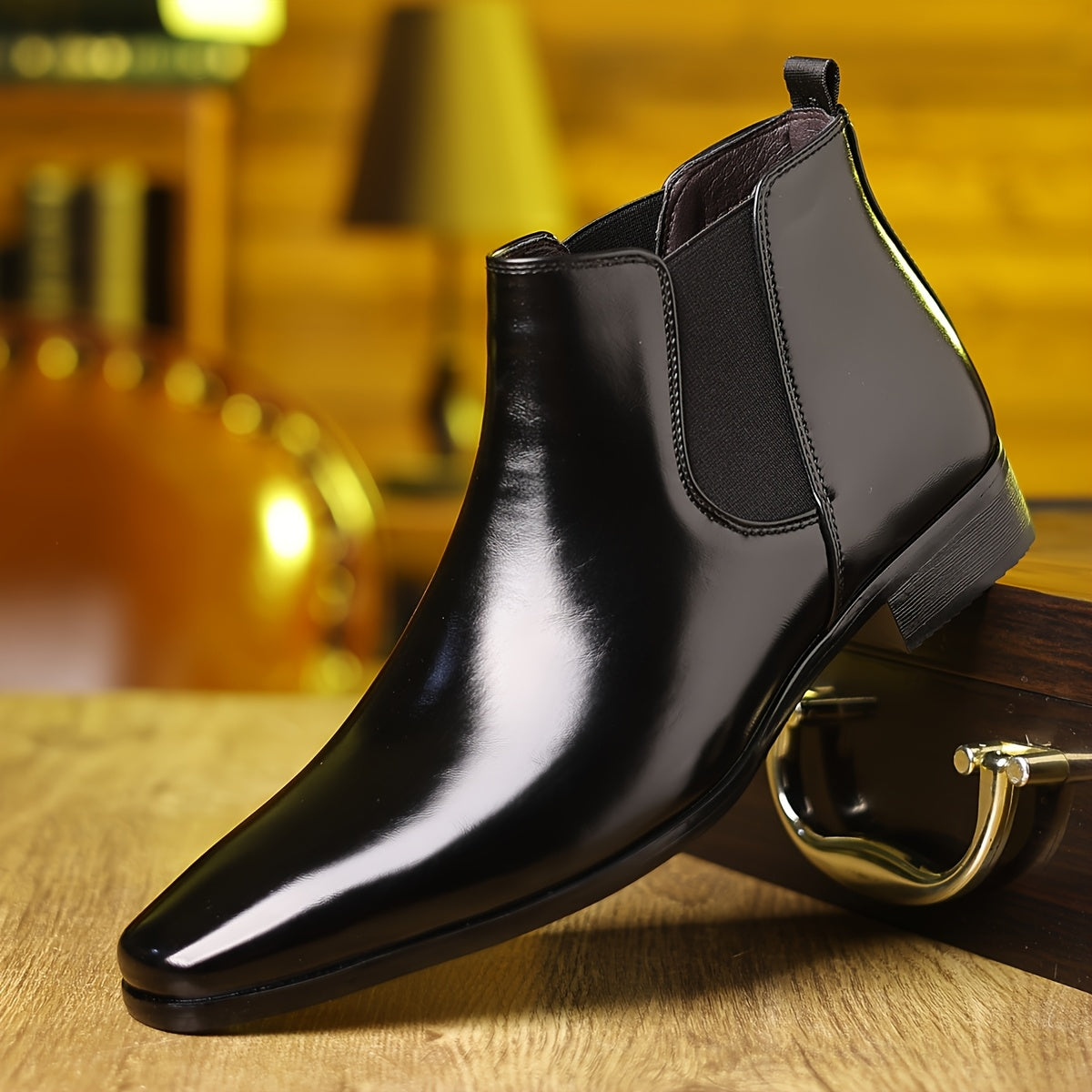 Men's Boots - Non-Slip Sole for Outdoor & – Sizes US 8–US 13.5 – Black option – main product image