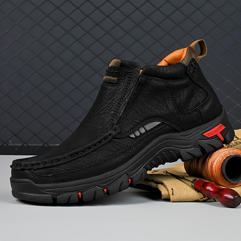 Men's Boots – Non-Slip Sole Outdoor & Travel 87 – Black option – main product image