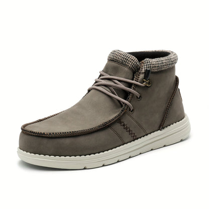 Men's Boots - Slip-On Ease & Warm Lining – Black option – main product image