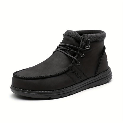 Men's Boots - Slip-On Ease & Warm Lining – Black option – view 3