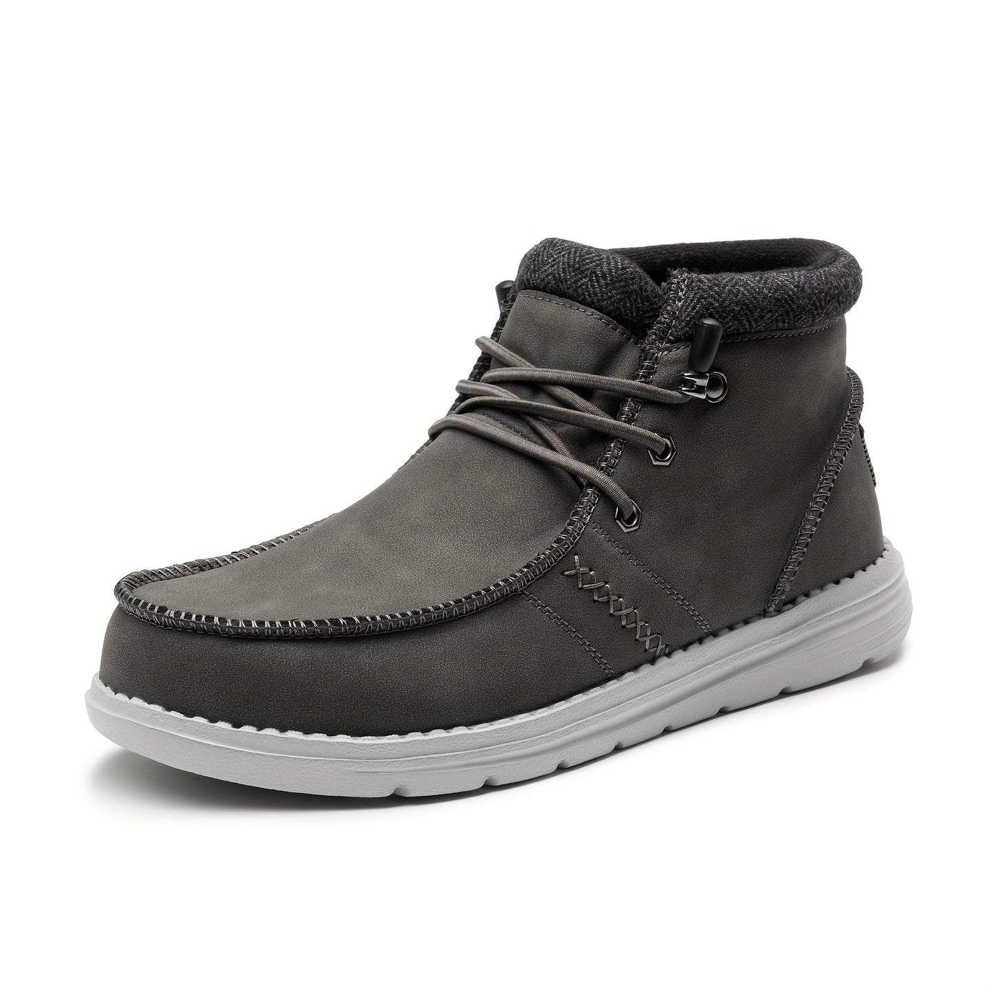 Men's Boots - Slip-On Ease & Warm Lining – Black option – view 7