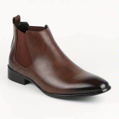 Men's Boots - Slip-On Ease – Tawny / Dark Brown – view 8