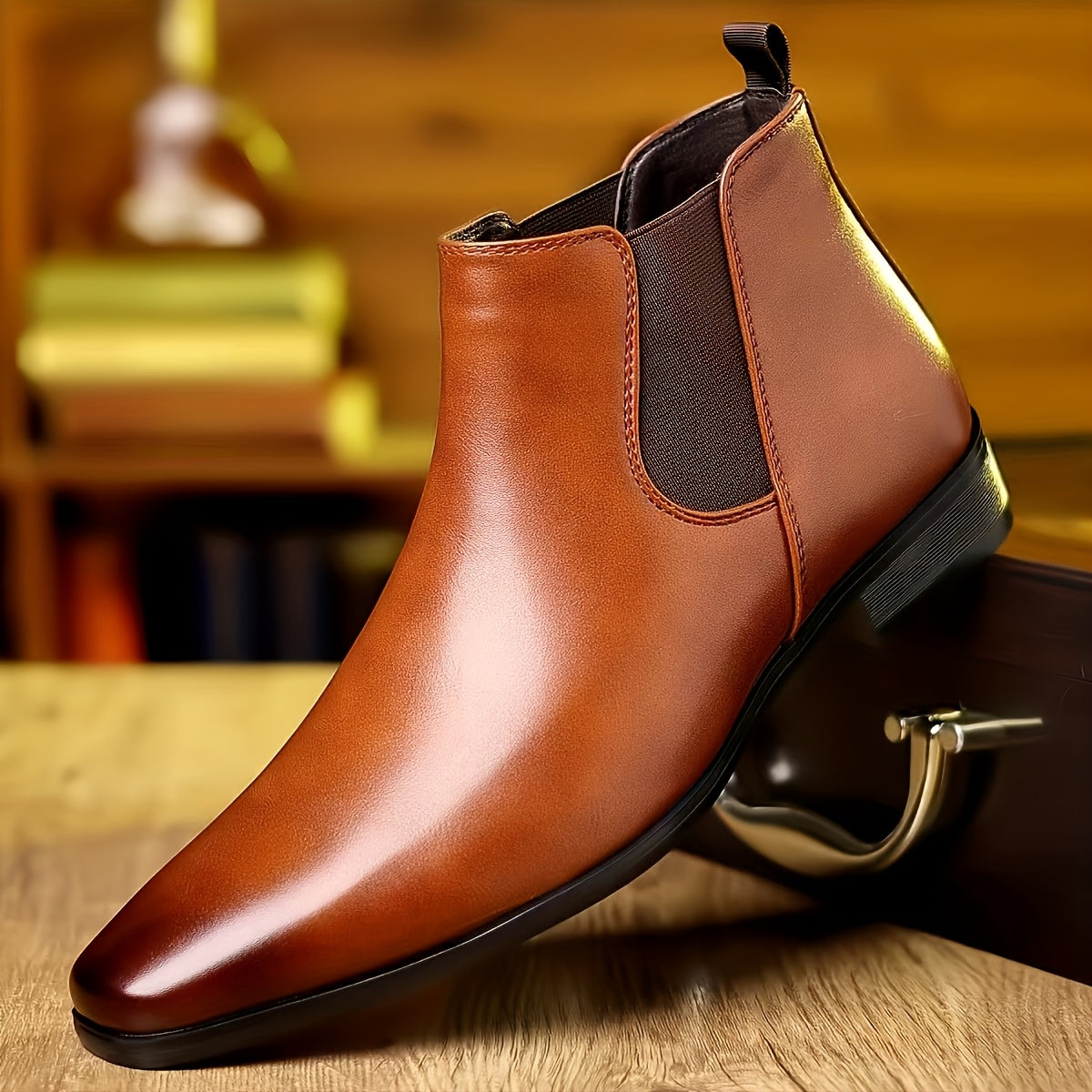 Men's Boots - Slip-On for Everyday Wear – Sizes US 6–US 12.5 – Black option – main product image