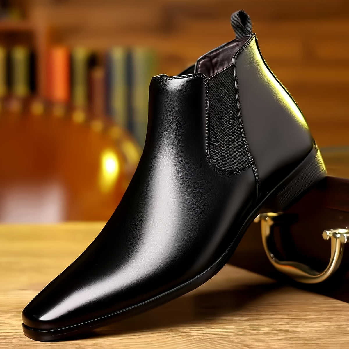 Men's Boots - Slip-On for Everyday Wear – Sizes US 6–US 12.5 – Black option – view 2