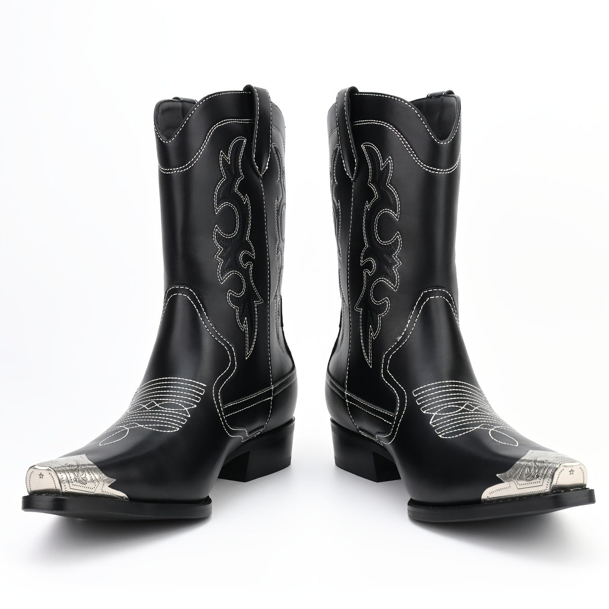 Men's Boots - Slip-On for Outdoor & – Black Denim – view 2