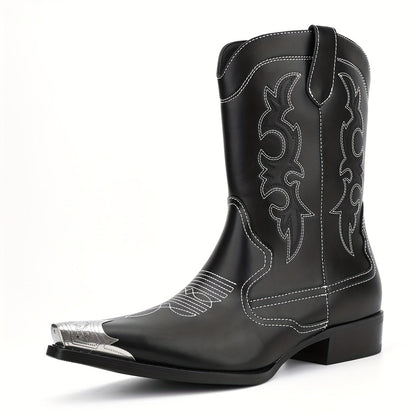 Men's Boots - Slip-On for Outdoor & – Black Denim – Black option – main product image