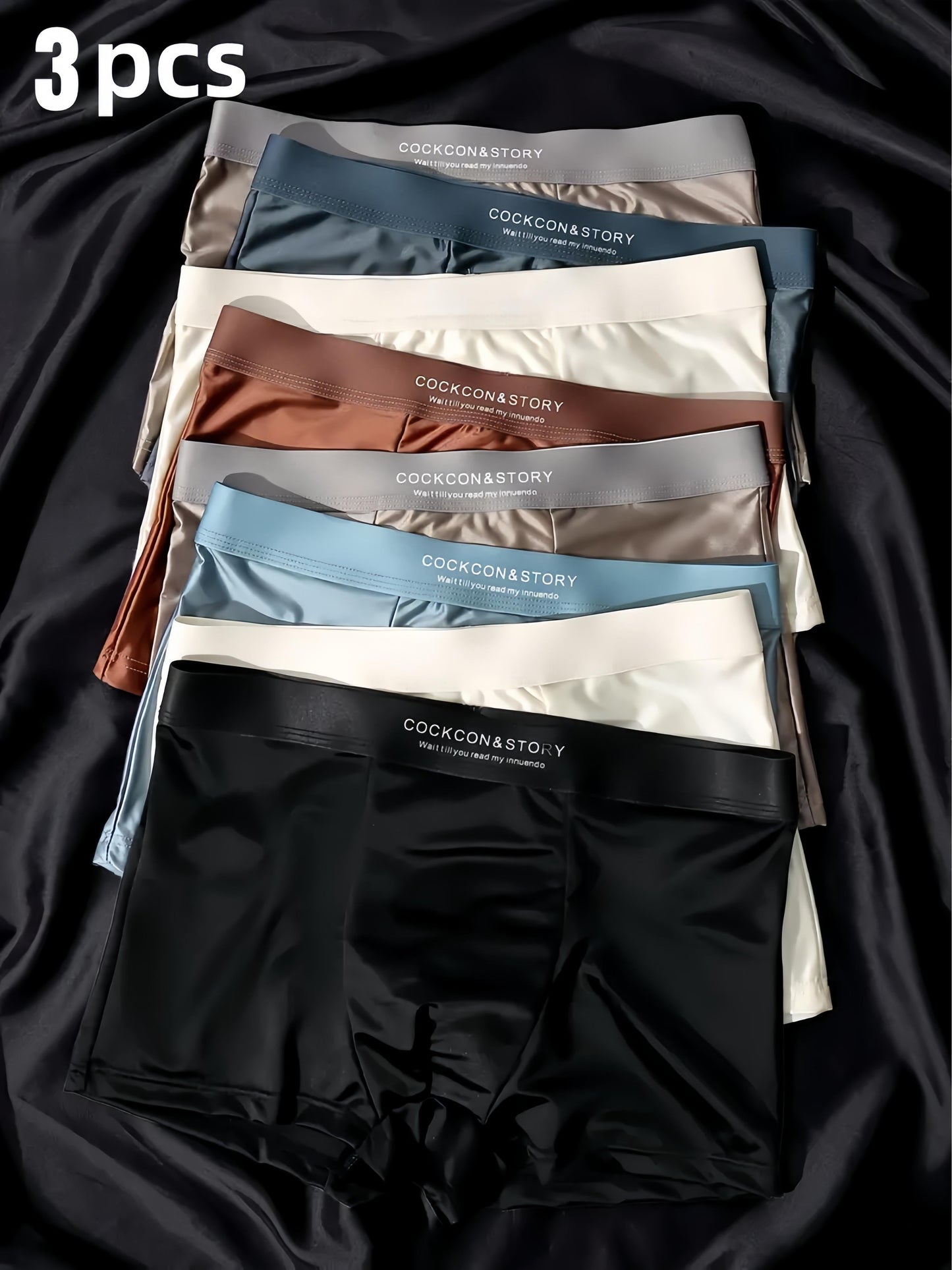 Men's Boxer Briefs - Breathable 3 Pack – Colorway 58949 – view 11