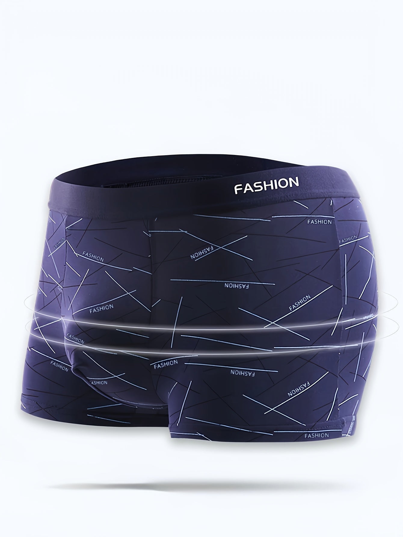 Men's Boxer Briefs - Breathable 4 Pack – 4pcs-Line – view 2