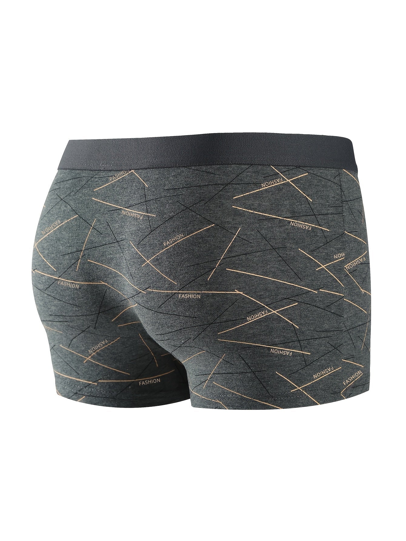 Men's Boxer Briefs - Breathable 4 Pack – 4pcs-Line – view 11