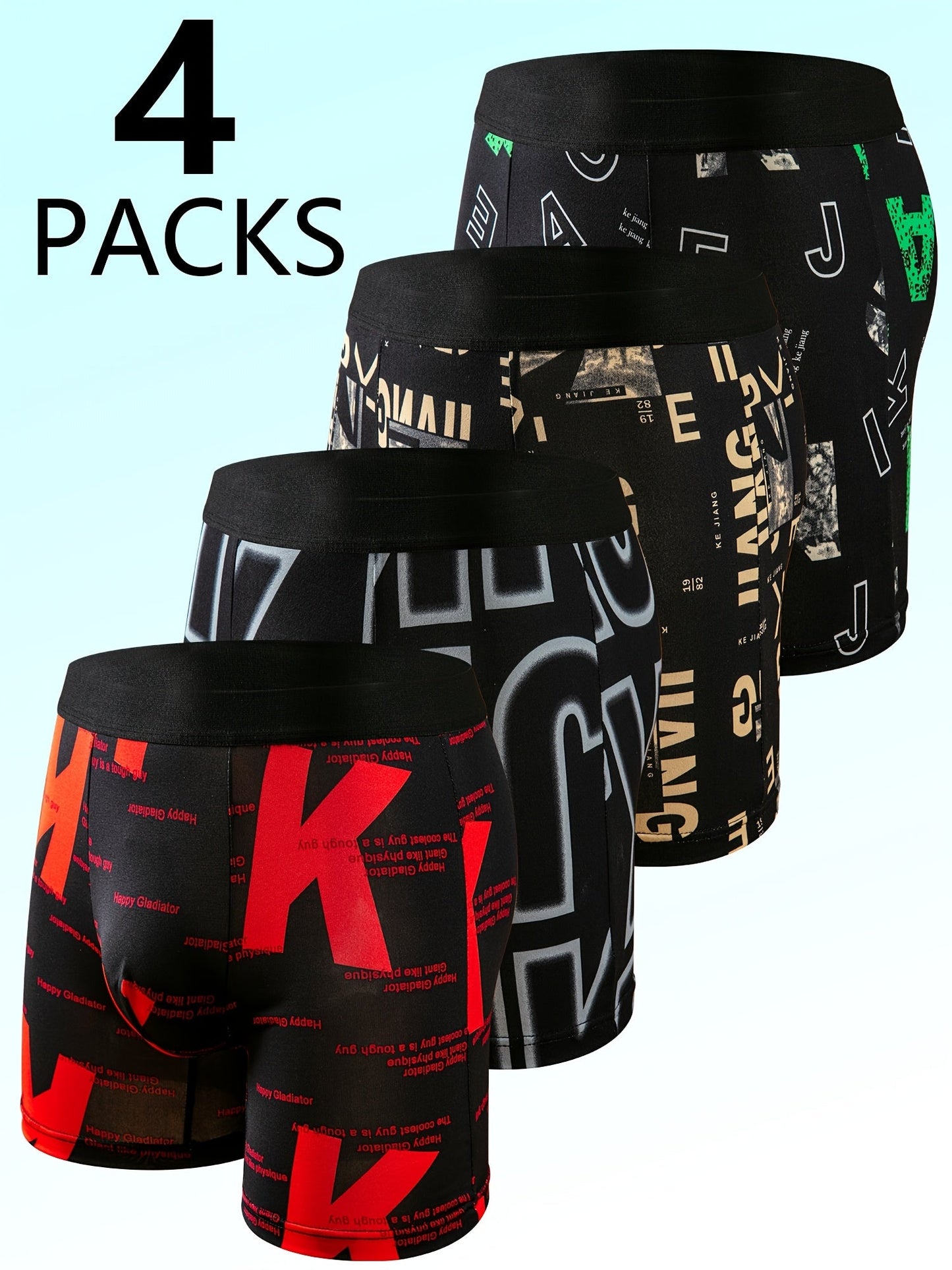 Men's Boxer Briefs - Breathable 4 Pack – Sizes S–XXXL – view 6