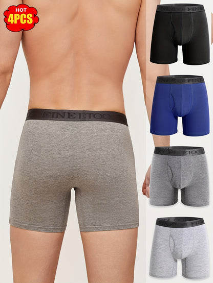 Men's Boxer Briefs - Breathable 4 Pack – Space Gray – view 2