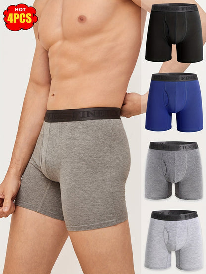 Men's Boxer Briefs - Breathable 4 Pack – Space Gray – view 3