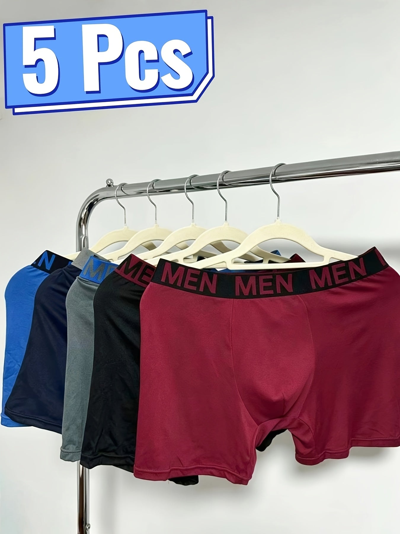 Men's Boxer Briefs - Breathable 5 Pack Essential – view 9