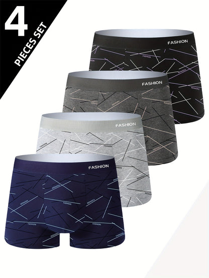 Men’s Boxer Briefs - Breathable Daily Comfort – 4 Pack-XT Model – main product image