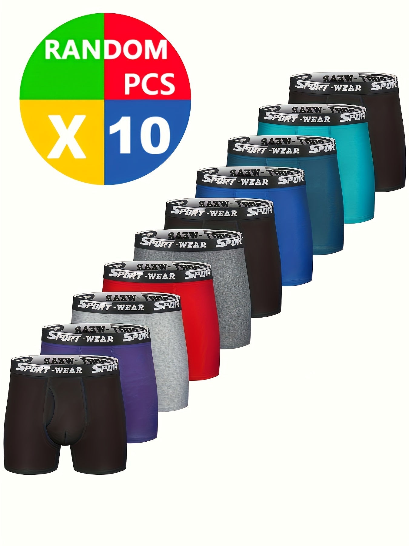 Men's Boxer Briefs - Breathable – Mixed colors Knit – view 5