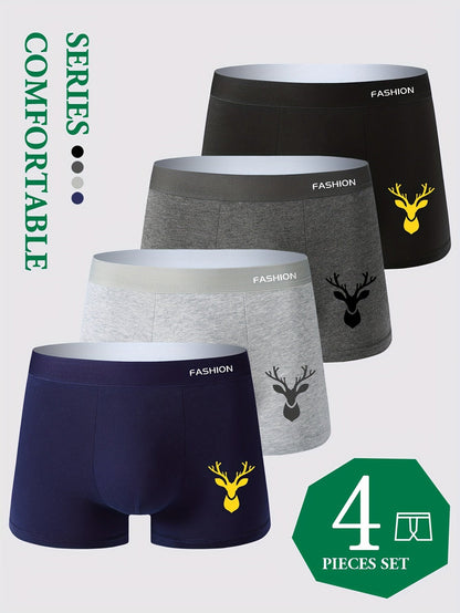 Men's Boxer Briefs - Everyday Comfort – 4pcs-LT – main product image