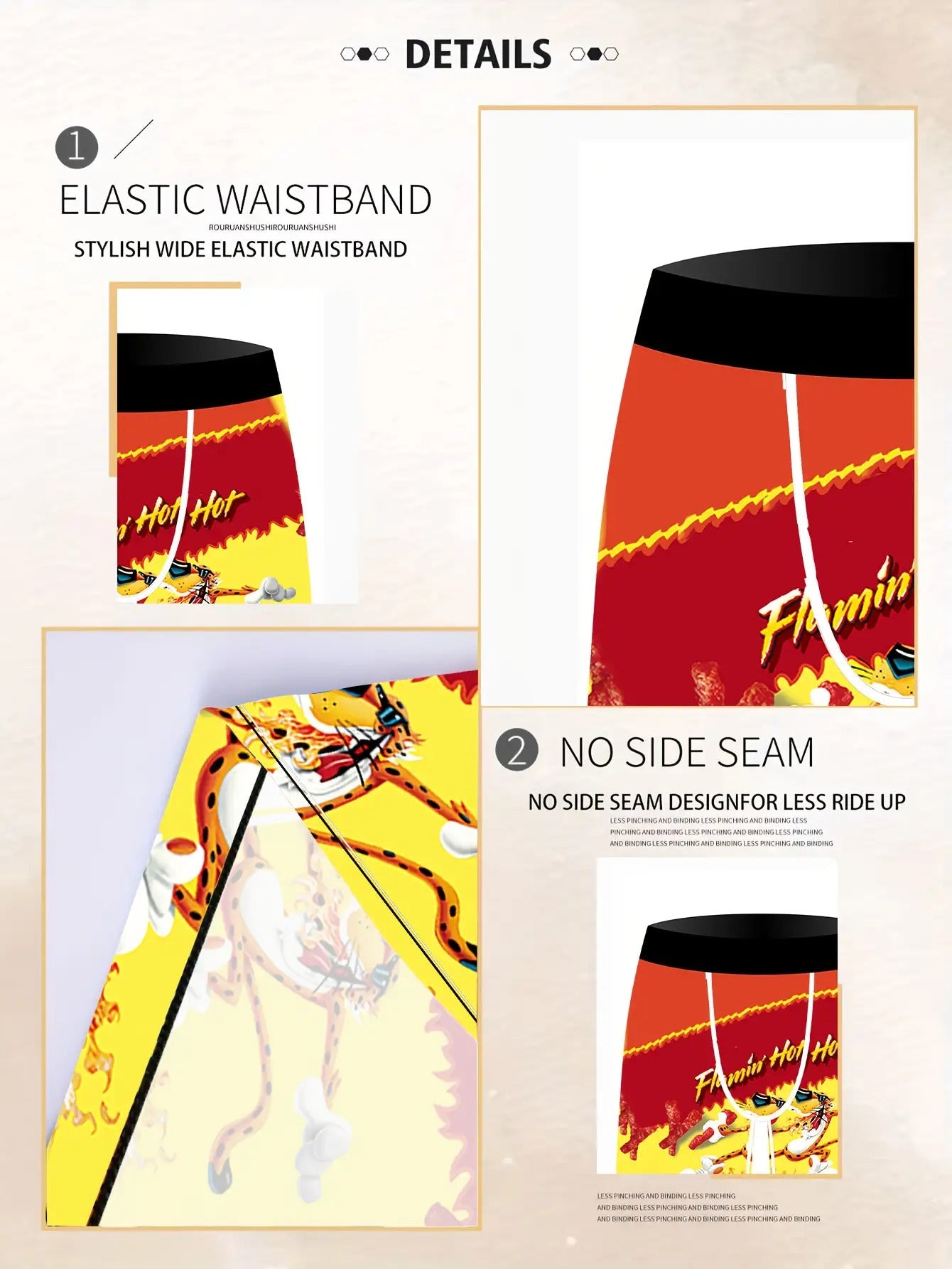 Men's Boxer Briefs – Men's 15PCS-Random Mixed Colors Polyester Printed Shorts – view 15