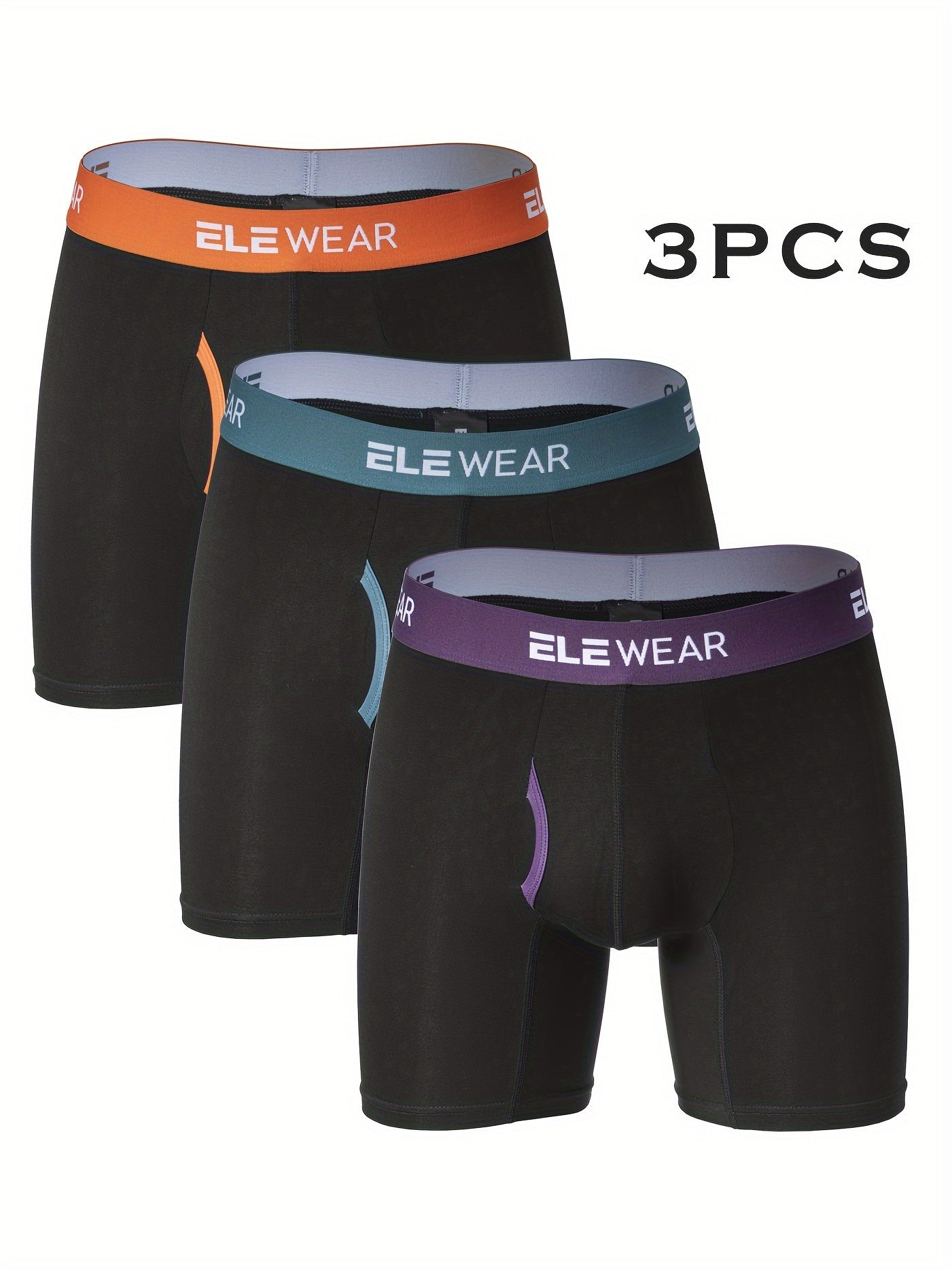 Men's Boxer Briefs - Moisture Wicking 3 Pack – 3-pack Underwear – main product image
