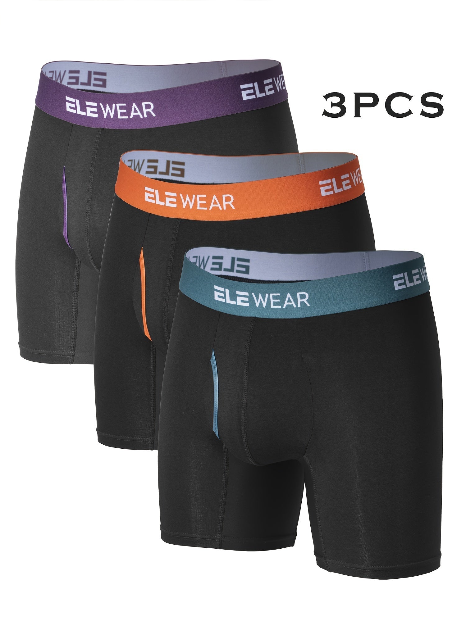 Men's Boxer Briefs - Moisture Wicking 3 Pack – 3-pack Underwear – view 2