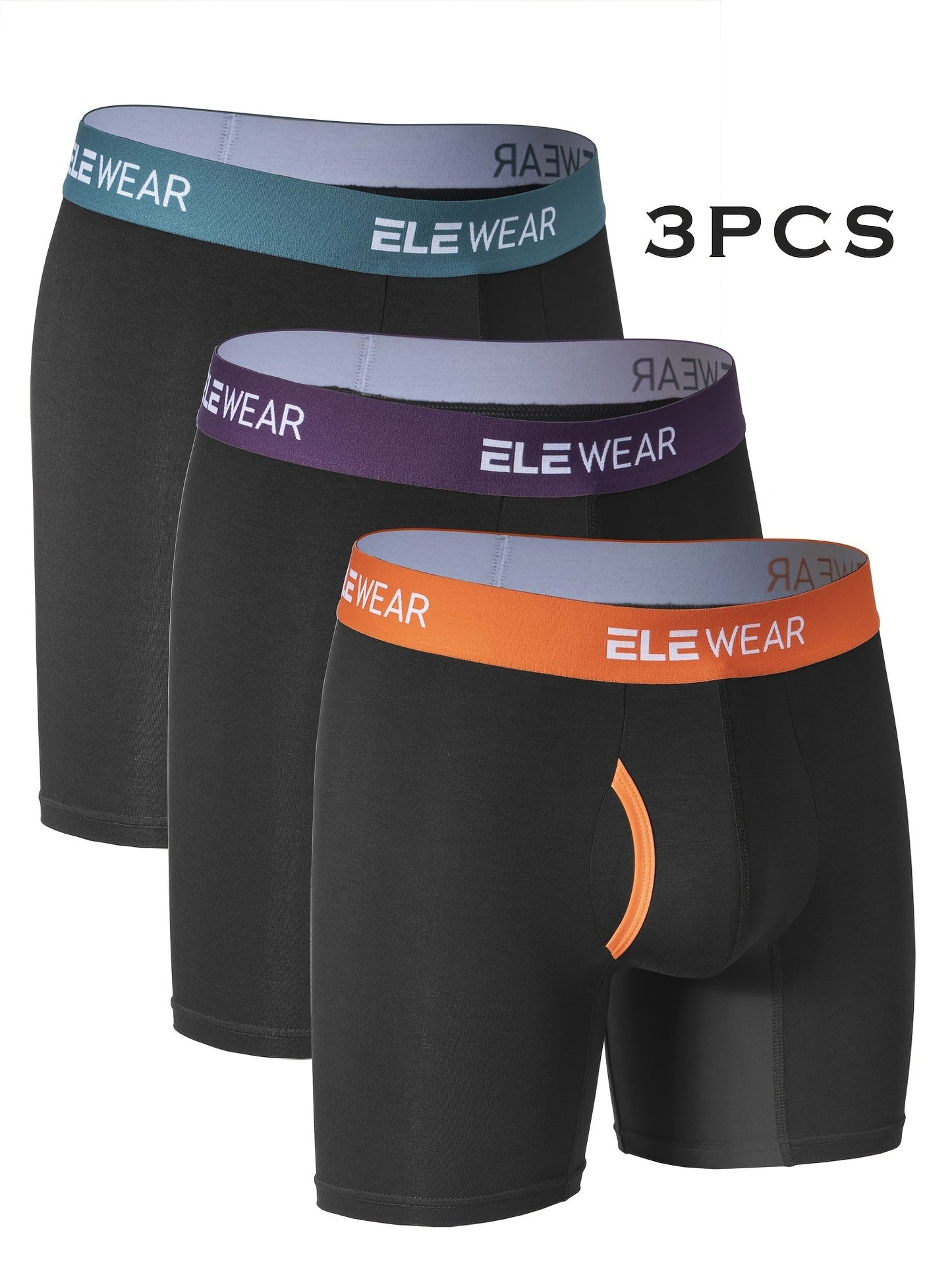 Men's Boxer Briefs - Moisture Wicking 3 Pack – 3-pack Underwear – view 8