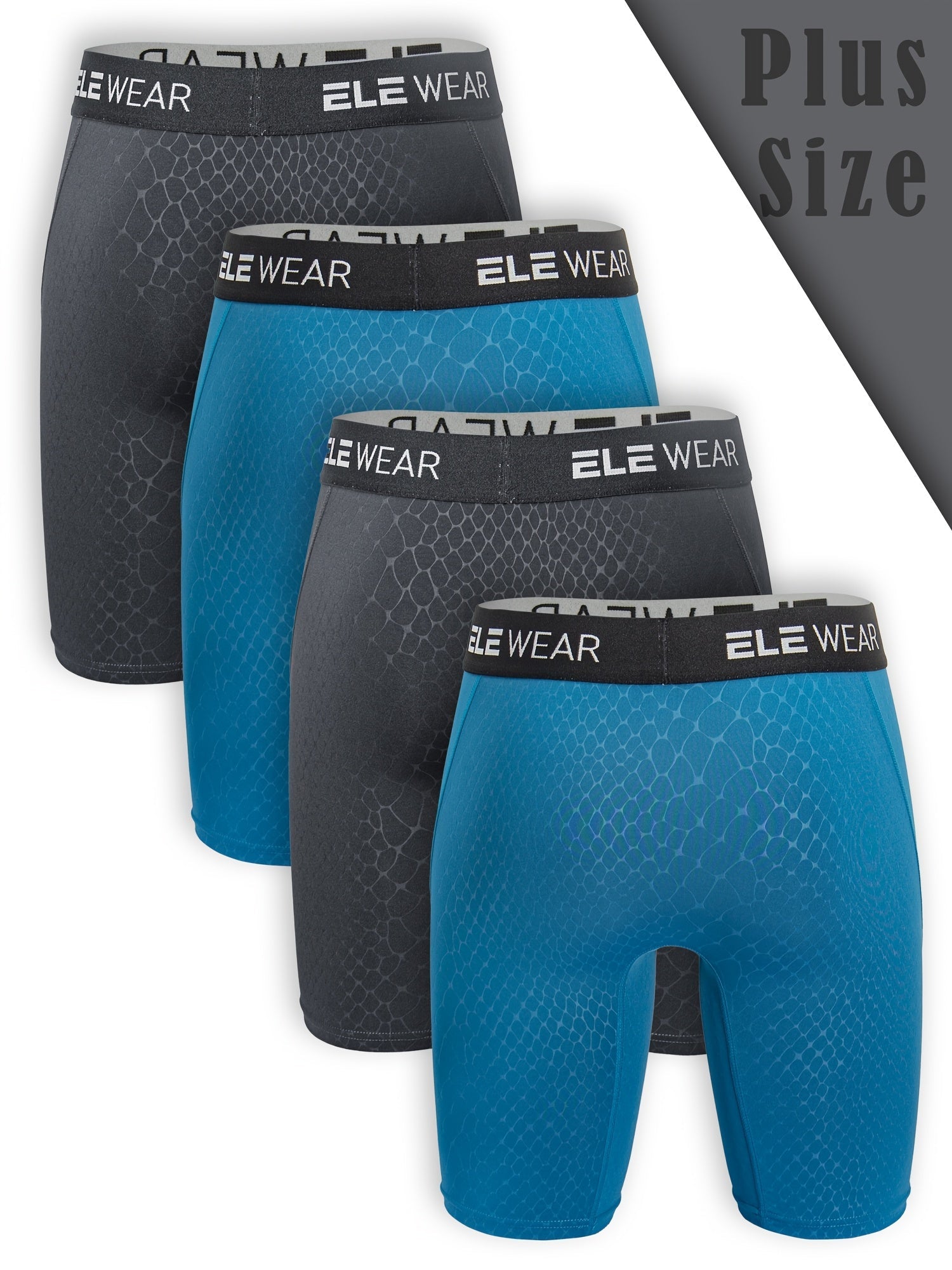 Men's Boxer Briefs - Moisture Wicking 4 Pack Essential – view 3