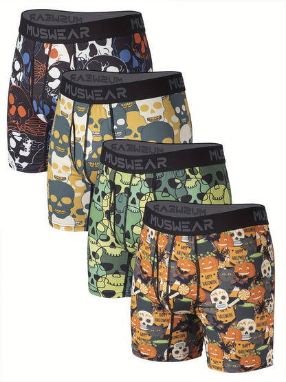 Men's Boxer Briefs - Moisture Wicking 4 Pack – MUS03 – view 2