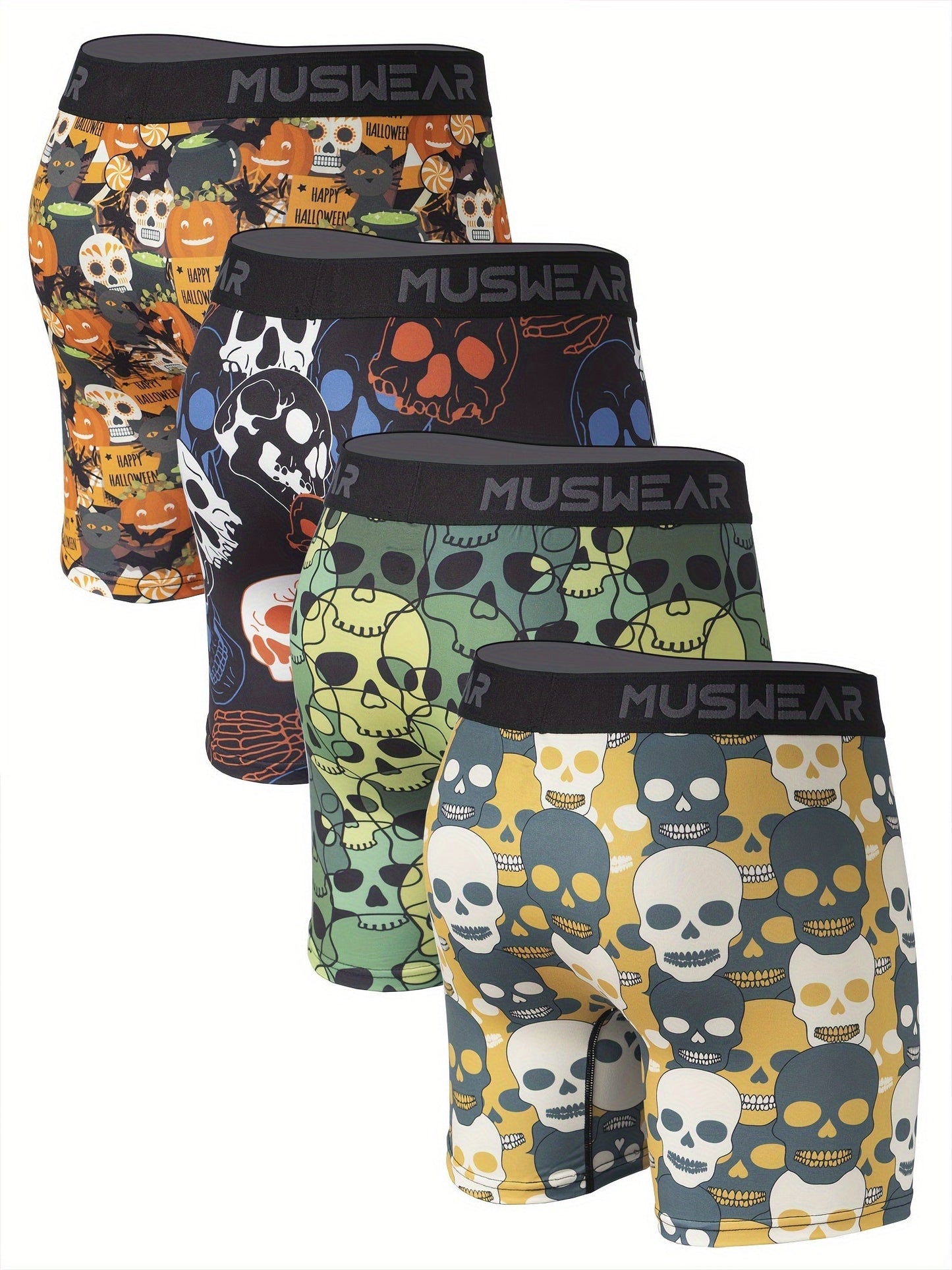 Men's Boxer Briefs - Moisture Wicking 4 Pack – MUS03 – view 5