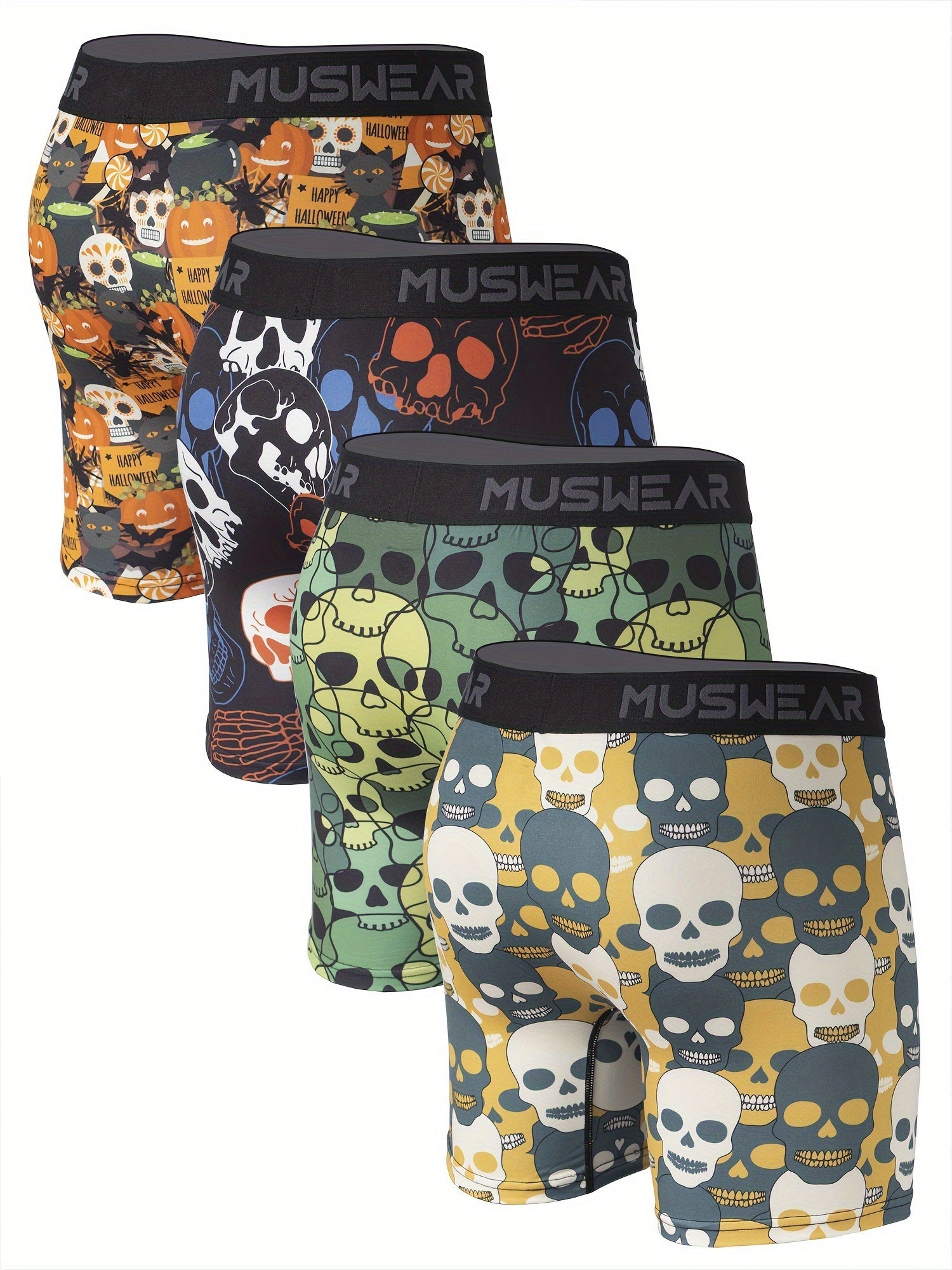 Men's Boxer Briefs - Moisture Wicking 4 Pack – MUS03 – view 5