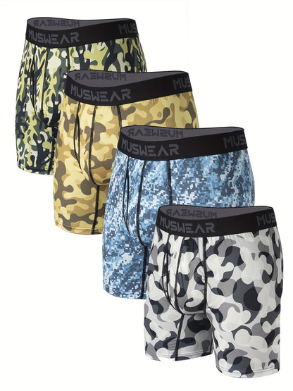 Men's Boxer Briefs - Moisture Wicking 4 Pack – MUS07 – view 5