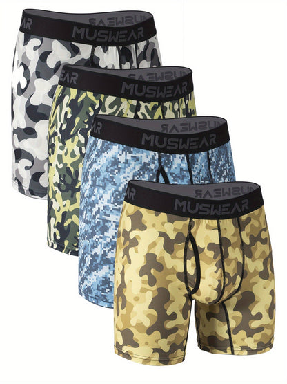 Men's Boxer Briefs - Moisture Wicking 4 Pack – MUS07 – view 6