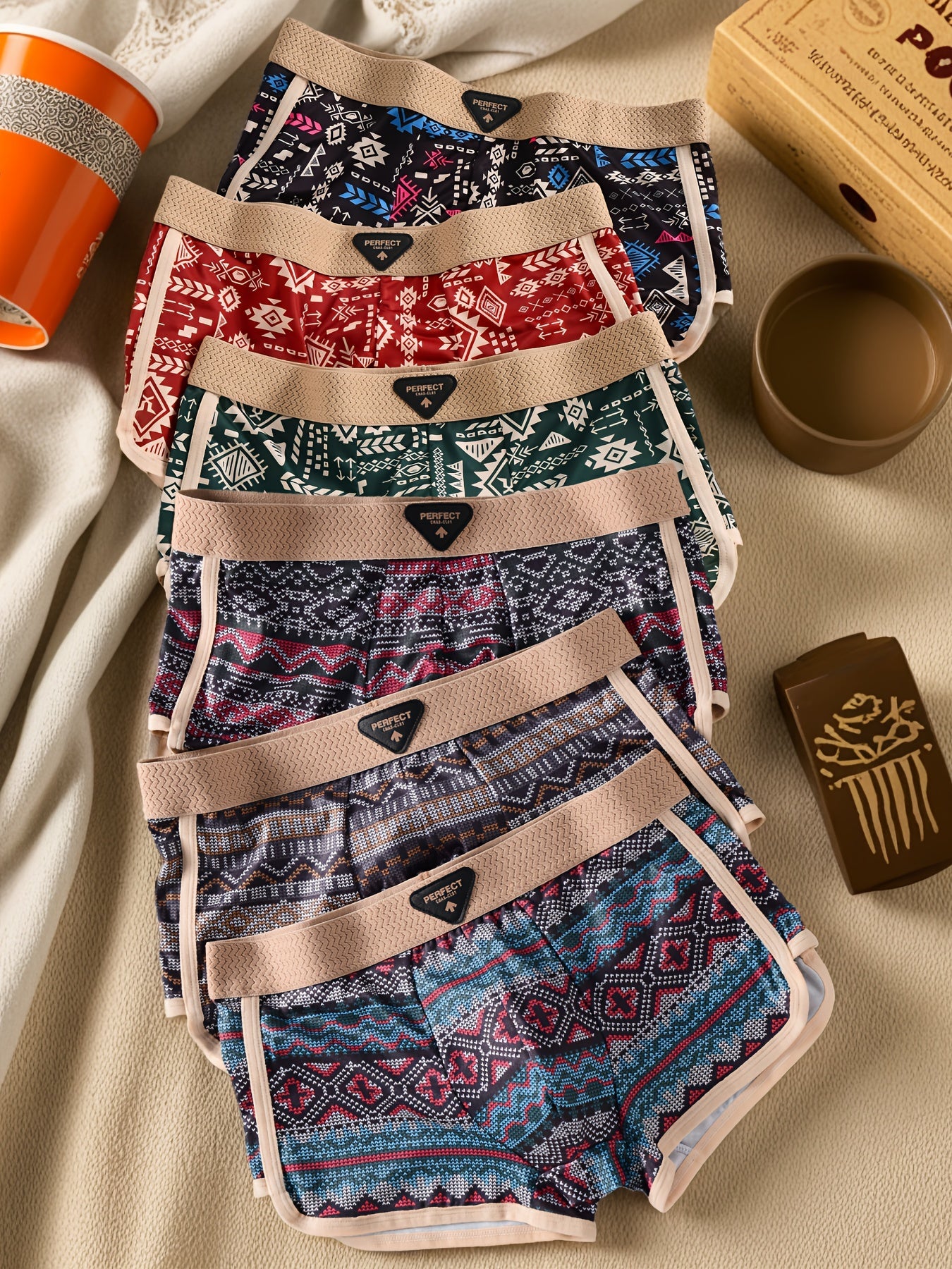 Men's Boxer Briefs - Moisture Wicking 6 Pack – main product image