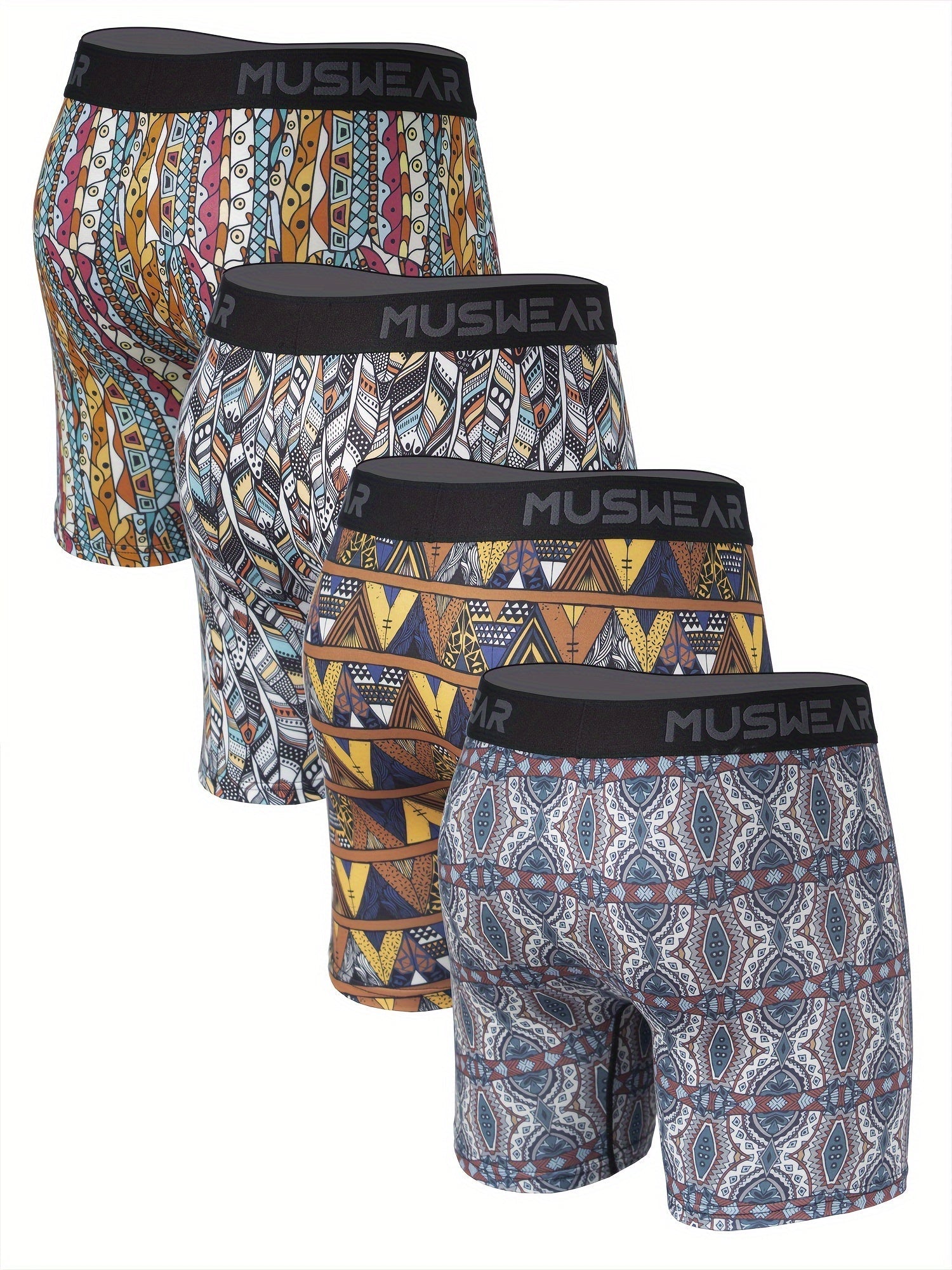 Men's Boxer Briefs - Moisture Wicking – MUS02 – view 2