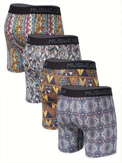 Men's Boxer Briefs - Moisture Wicking – MUS02 – view 2