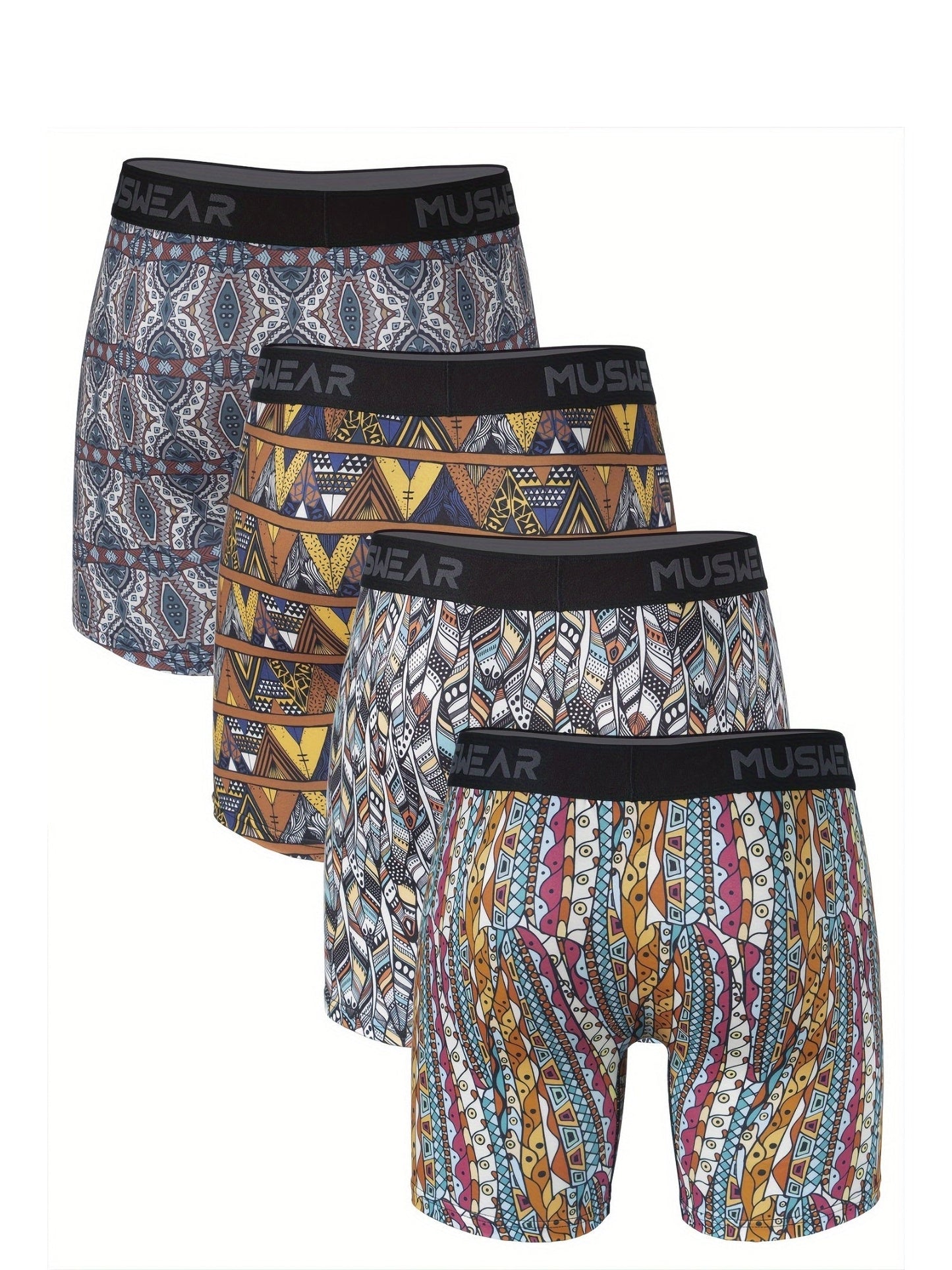 Men's Boxer Briefs - Moisture Wicking – MUS02 – view 4