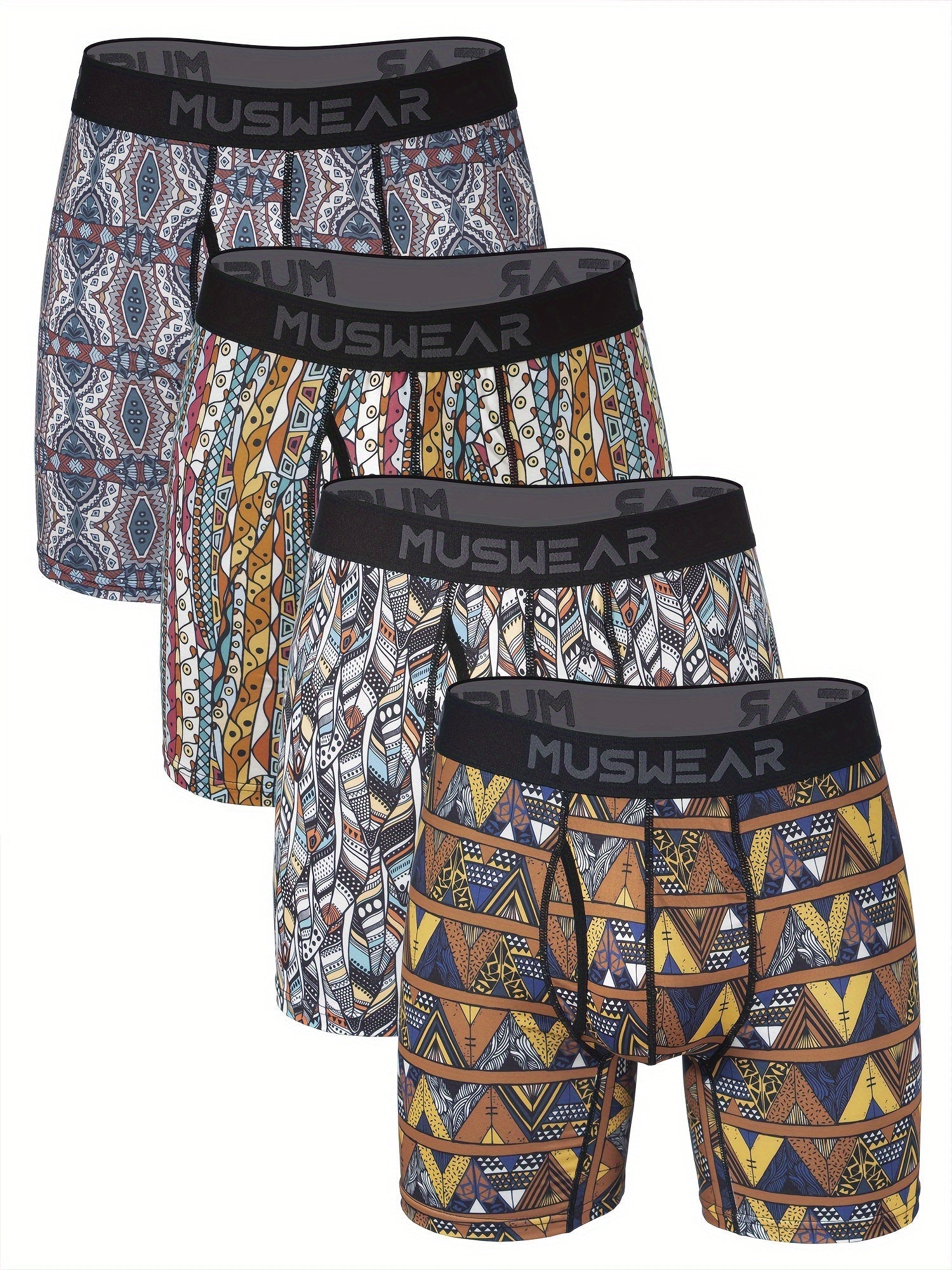 Men's Boxer Briefs - Moisture Wicking – MUS02 – view 5
