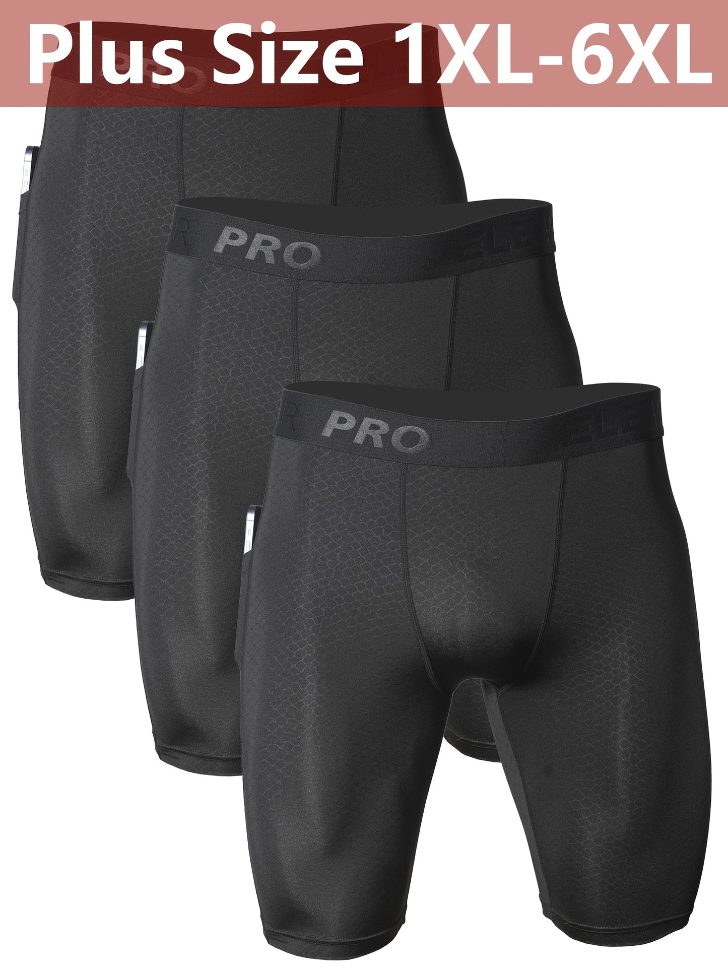 Men's Boxer Briefs - Quick-Dry 3 – Black option – main product image