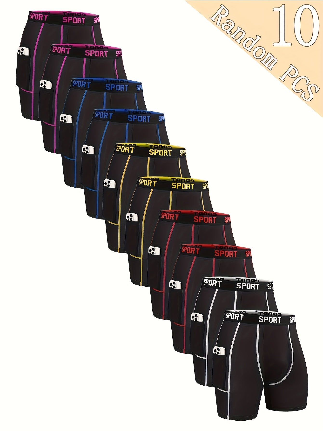 Men's Boxer Briefs - Soft Breathable Stretch Multipack – Sizes M–XXL – view 10