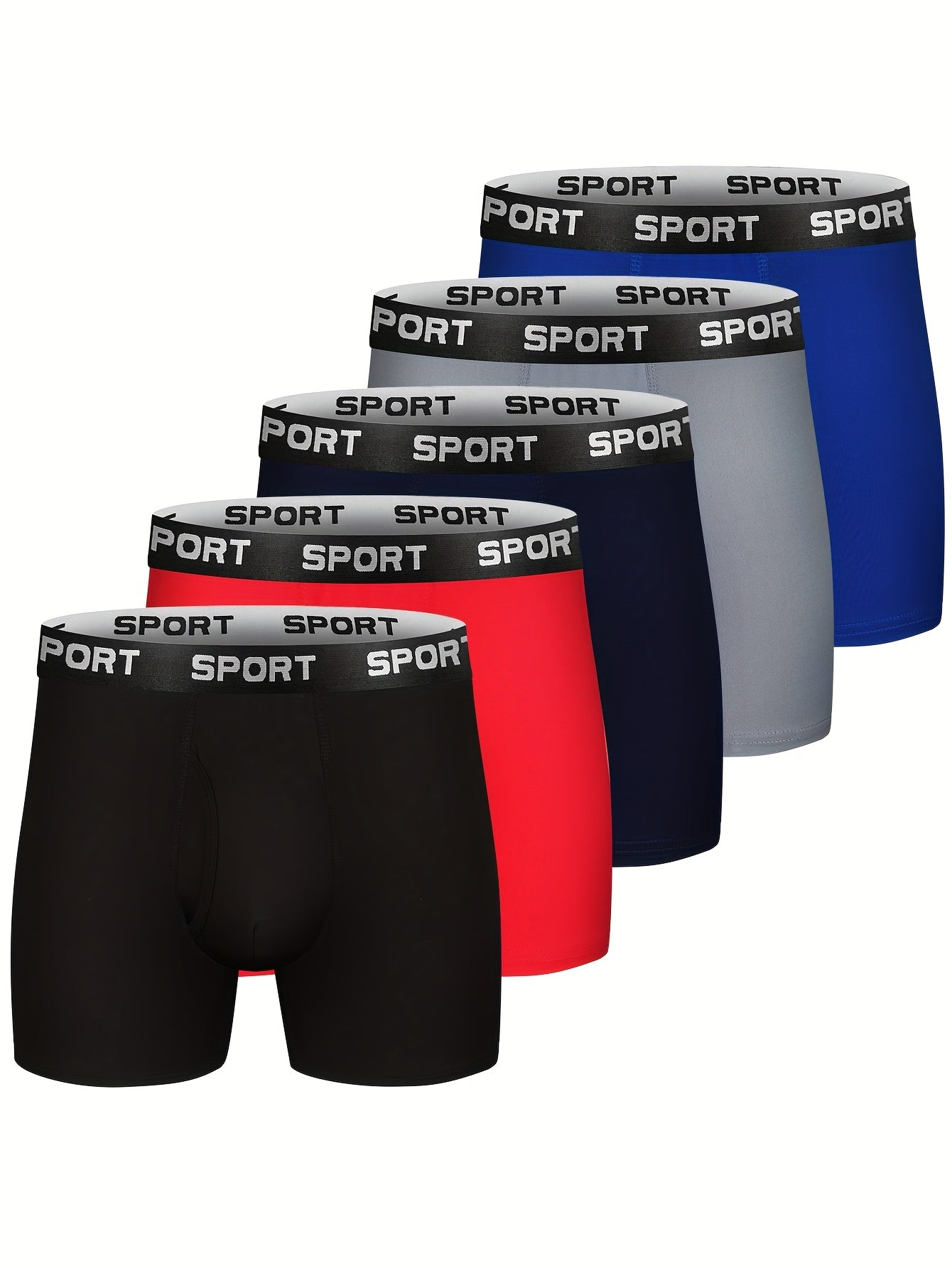 Men's Boxer Briefs - Stretch 5 Pack – Sizes XL – view 6