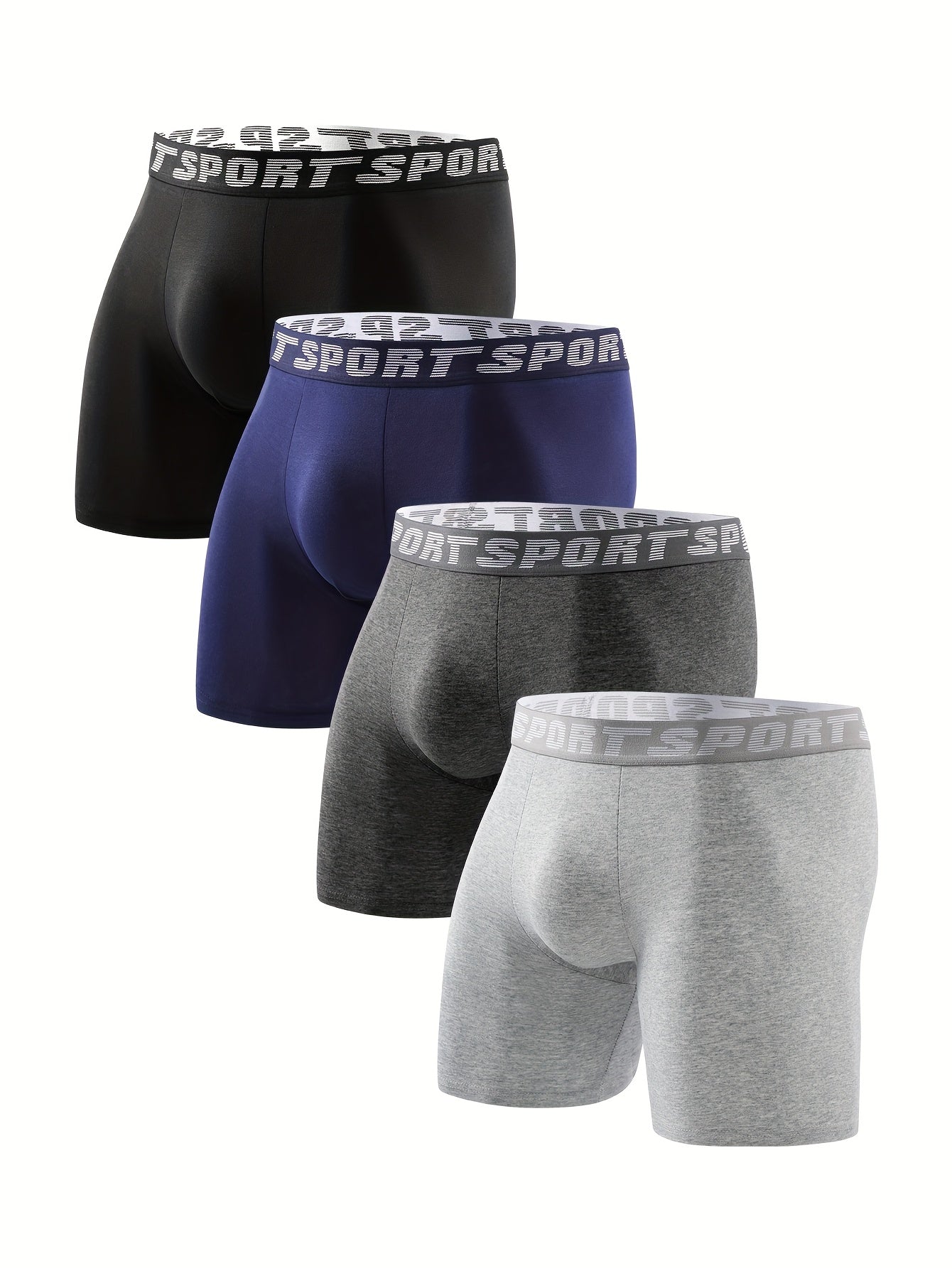Men's Boxer Briefs - Stretch Comfort – 4 Pack-Sports Pants – main product image