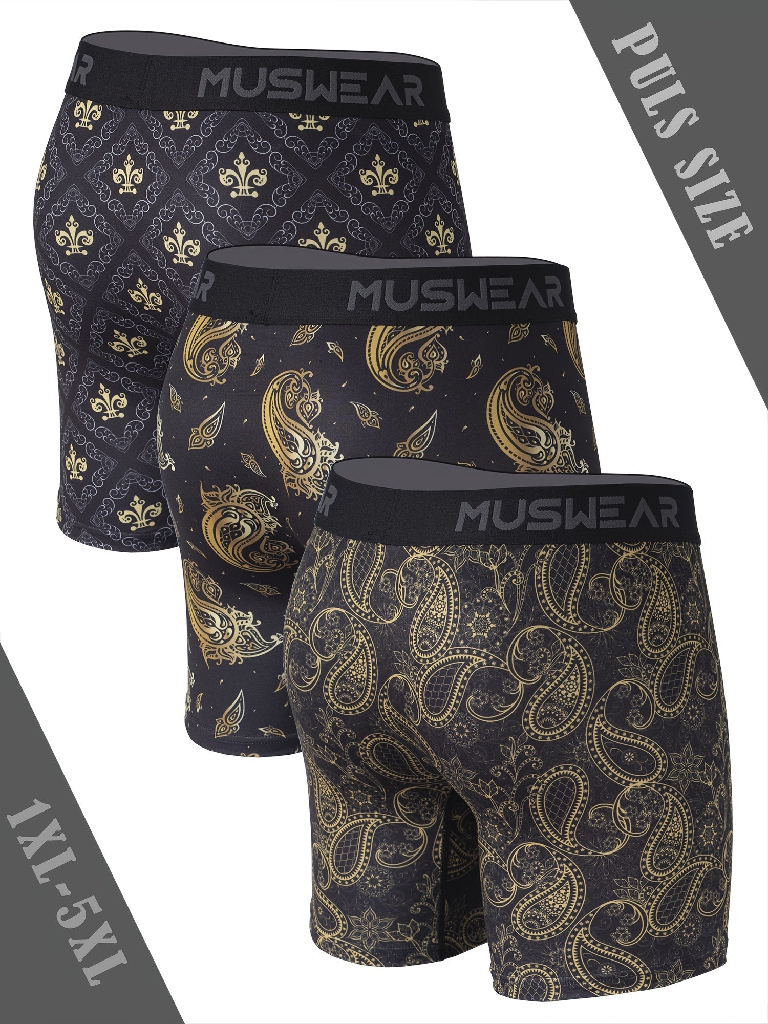 Men's Boxer Briefs - Stretch – Sizes 1XL–5XL – view 5