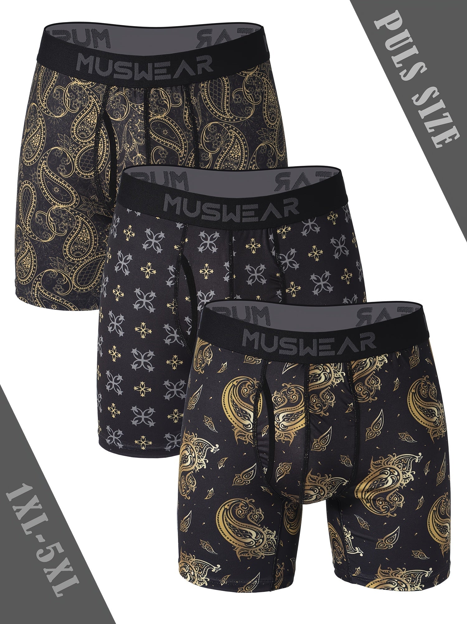 Men's Boxer Briefs - Stretch – Sizes 1XL–5XL – view 6