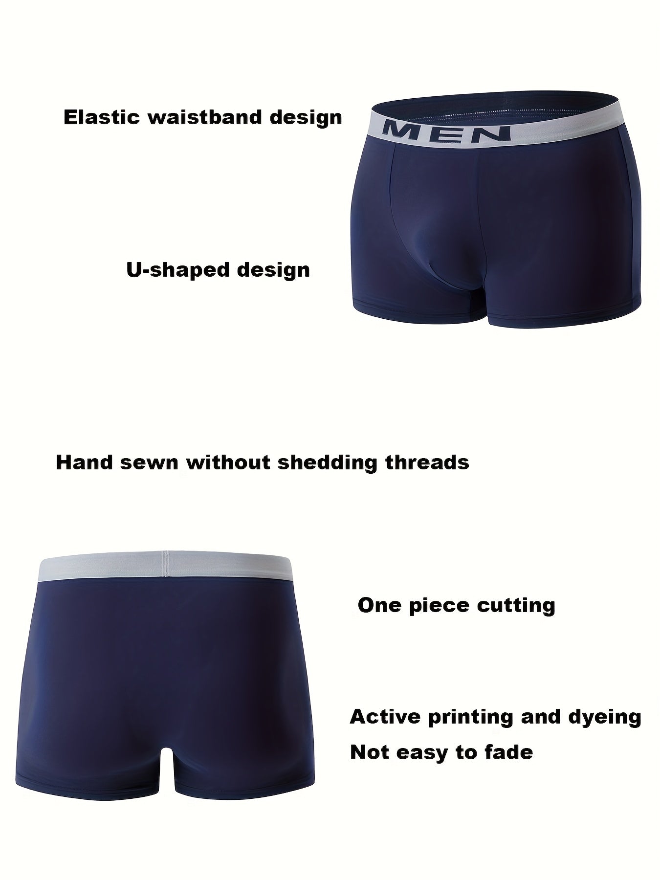 Men's Boxer Shorts - Breathable 10 Pack – Mixed colors Polyester – view 2
