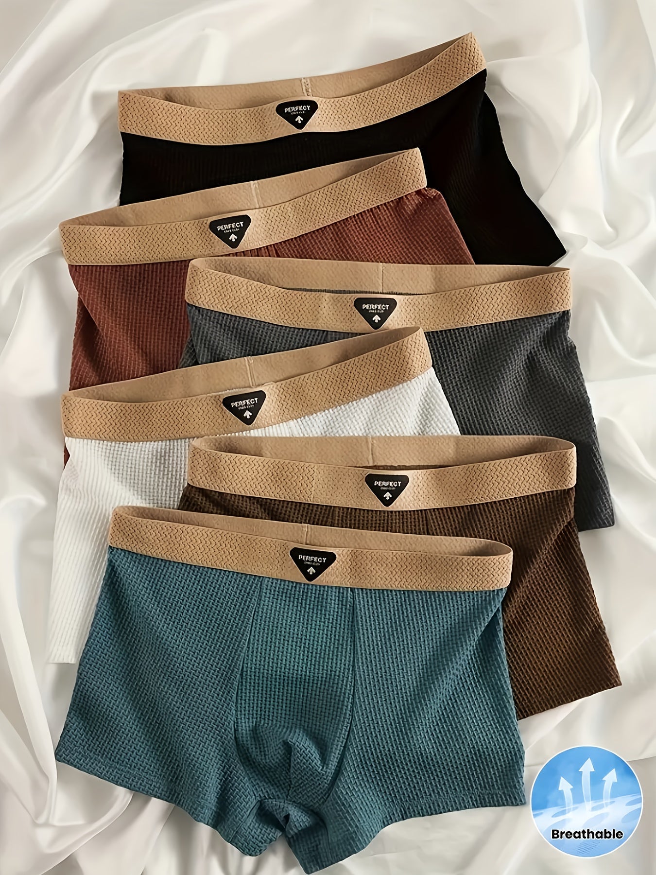 Men's Boxer Shorts - Breathable 6 Pack – Sizes XS–XL – view 3