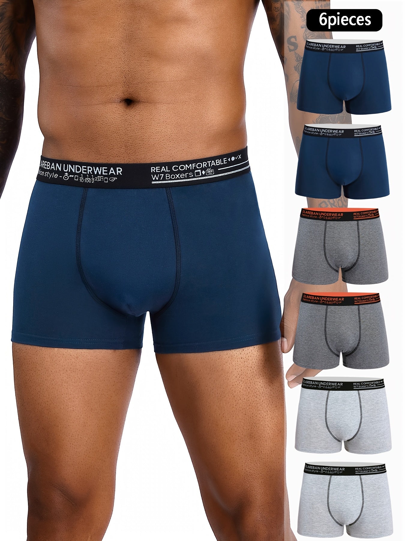 Men's Boxer Shorts - Stretch 6 Pack – view 22
