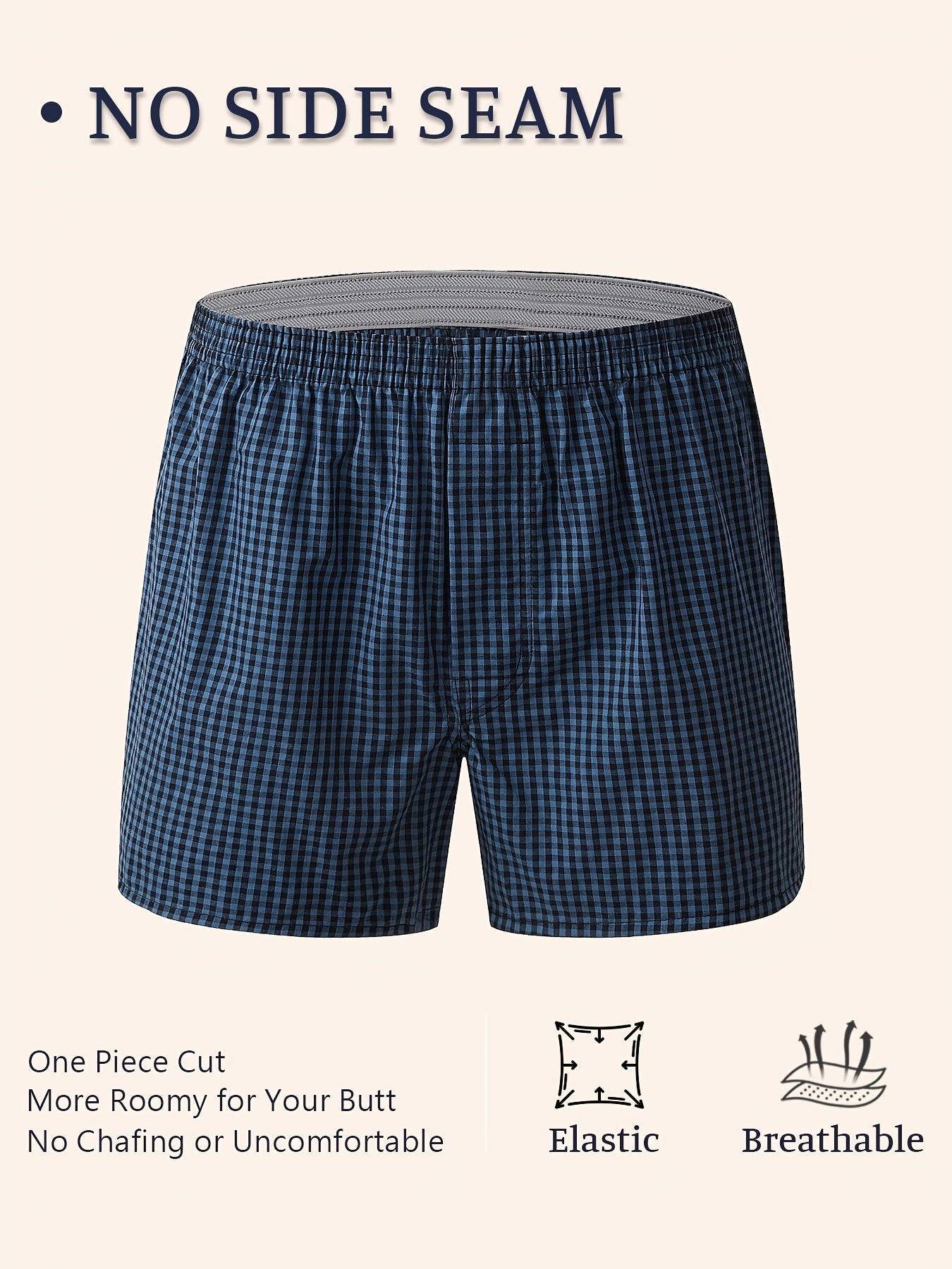 Men's Boxer Shorts - Stretch – Sizes S–L – view 3