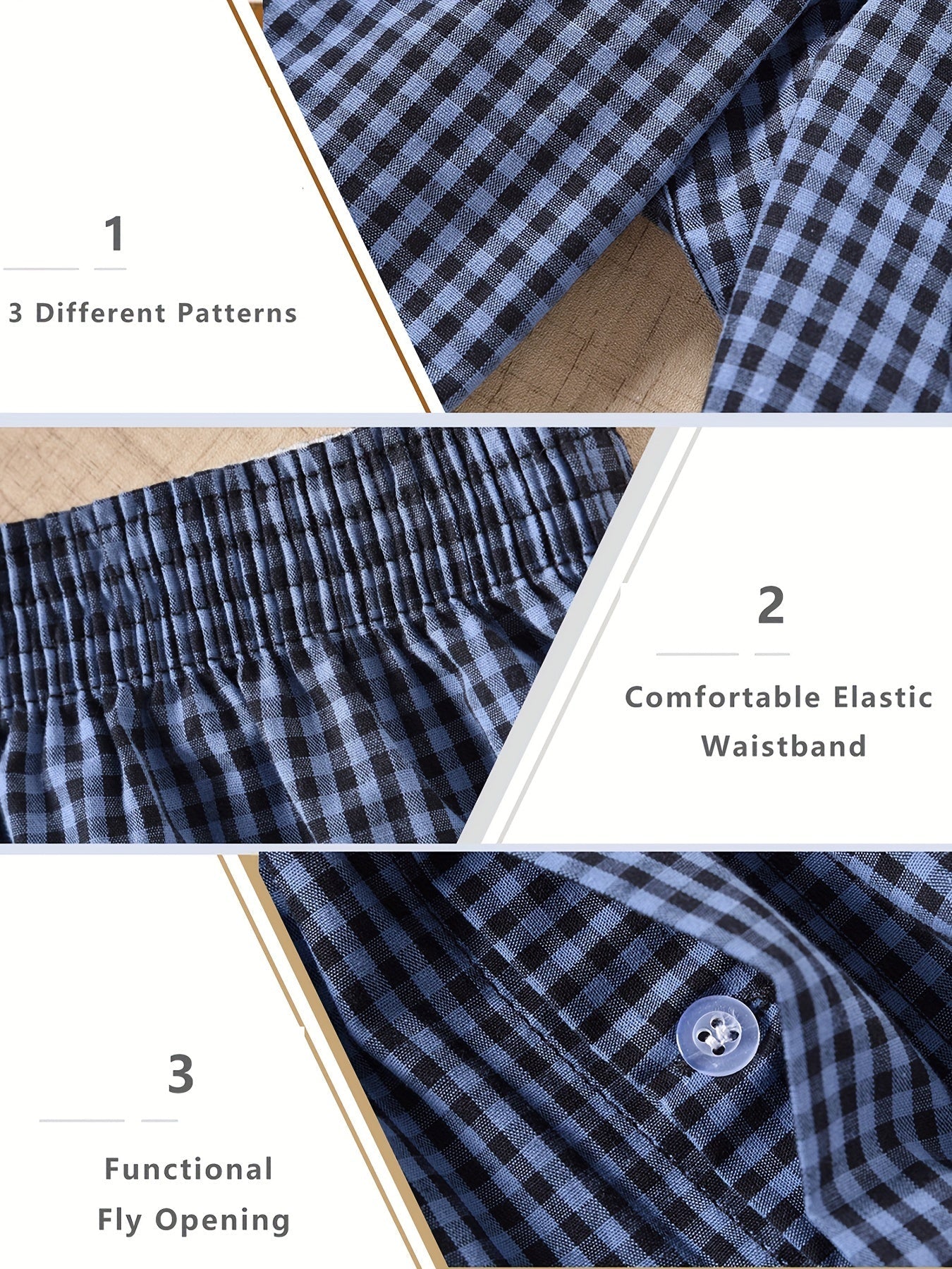 Men's Boxer Shorts - Stretch – Sizes S–L – view 5