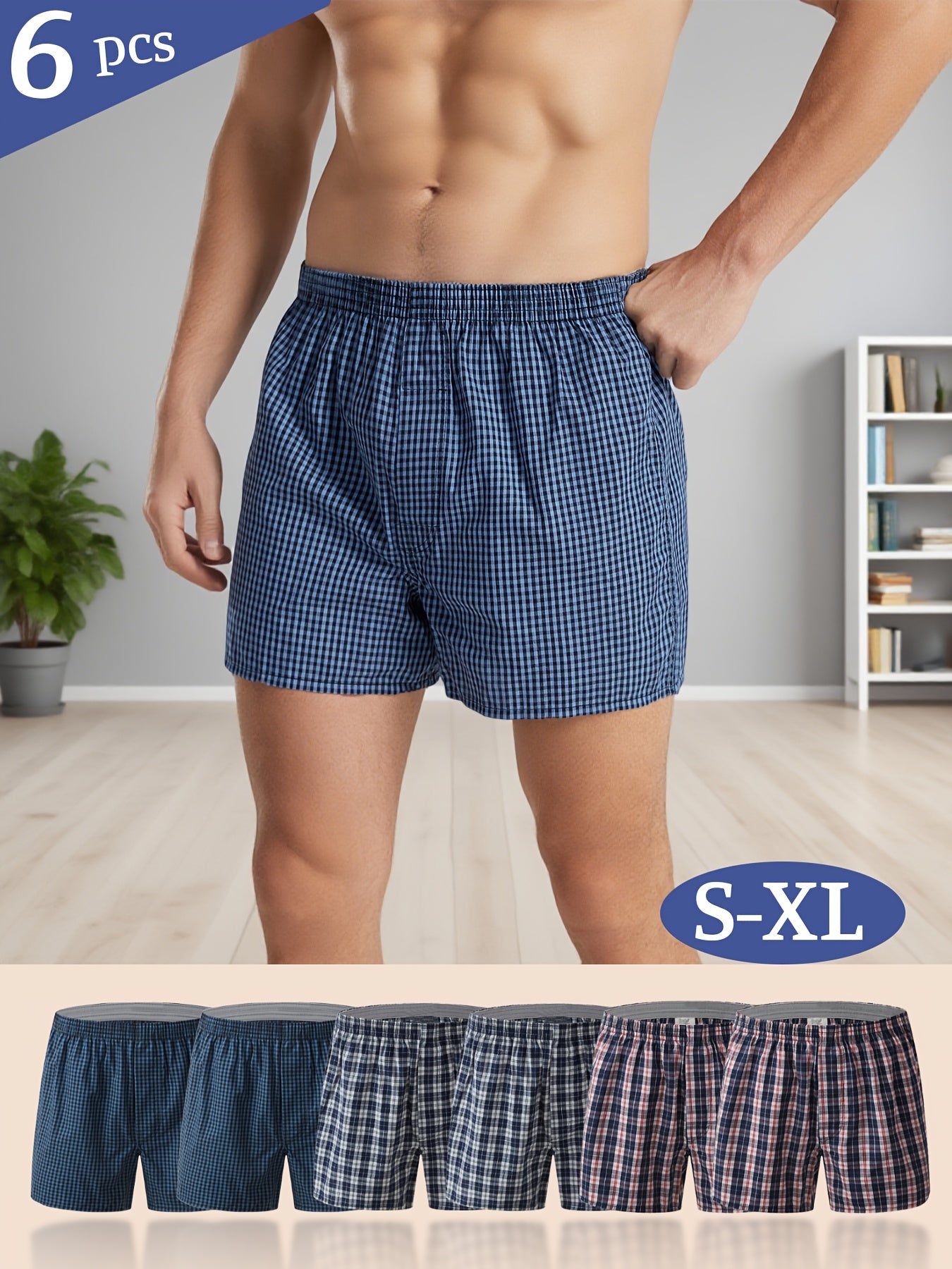 Men's Boxer Shorts - Stretch – Sizes S–L – view 9