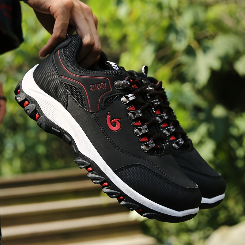 Men's Breathable Lace-Up Sneakers - PU Upper and EVA Insole – view 2
