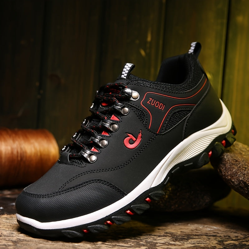 Men's Breathable Lace-Up Sneakers - PU Upper and EVA Insole – view 5