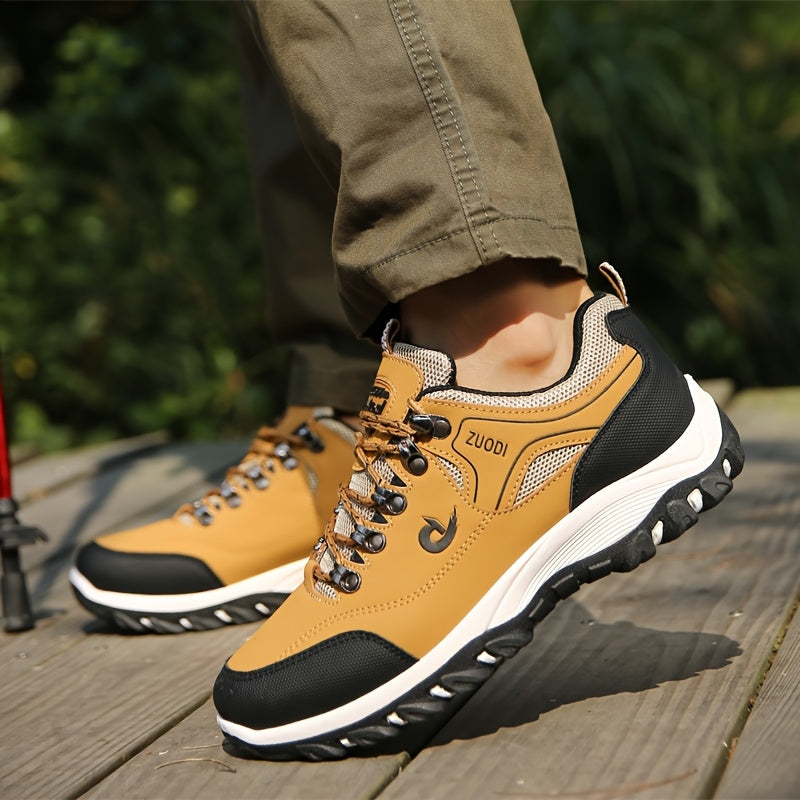 Men's Breathable Lace-Up Sneakers - PU Upper and EVA Insole – view 7